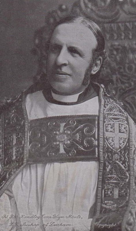 Priest Bishop Of Durham Portrait Antique Real Photo Postcard