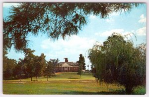 1950s SALISBURY MD MARYLAND ELKS HOME SURROUNDED BY GOLF COURSE VINTAGE POSTCARD