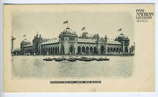 Pan-American Expo Liberal Arts Building Postcard