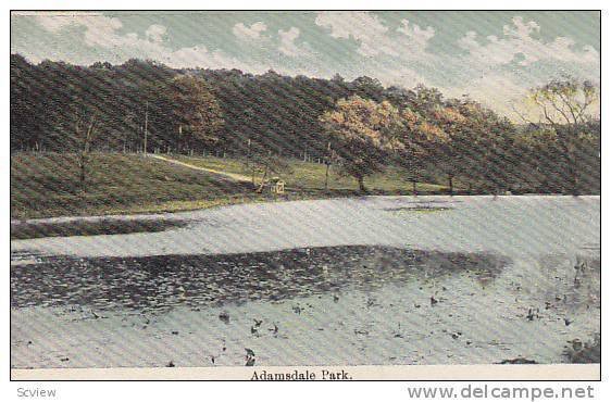 Scenic view, Adamsdale Park, Pennsylvania,  PU-1910