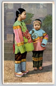 San Francisco CA~Chinatown~Sunday Best~Boy & Girl~Detroit Pub Co c1910 Postcard