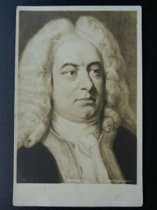 Musical Composer GEORGE FRIDERIC HANDEL (2) c1910 RP Postcard by Rotary