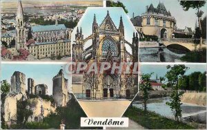 Postcard Modern Vendome General view port st georges church trinity of the ca...