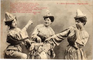 CPA AK 2. Jeux Innocents - Pigeon Vole BERGERET (1321808)