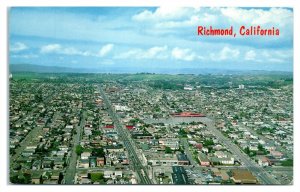 Aerial View Richmond CA Postcard 6V312