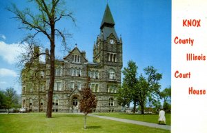 Galesburg, Illinois - The Knox County Court House - in the 1960s