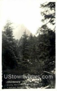 Real Photo - Chimney Tops  - Great Smoky Mountains National Park, Tennessee TN  