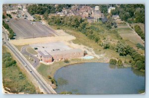 Delaware Postcard Dover Hotel Overlooking Lake Aerial View c1960 Vintage Antique