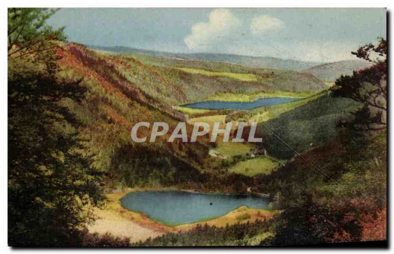 Old Postcard Approx Gerardmer La Vallee des Lacs