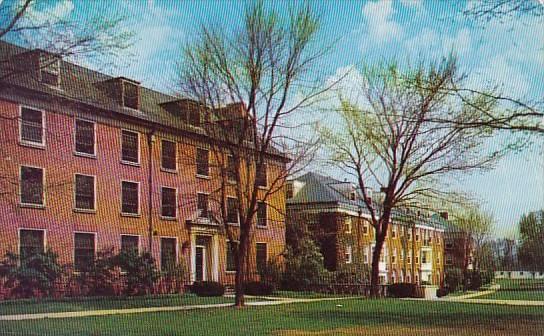 Shaw Hall, Beaver And Sawyer Halls Granville Ohio 1958