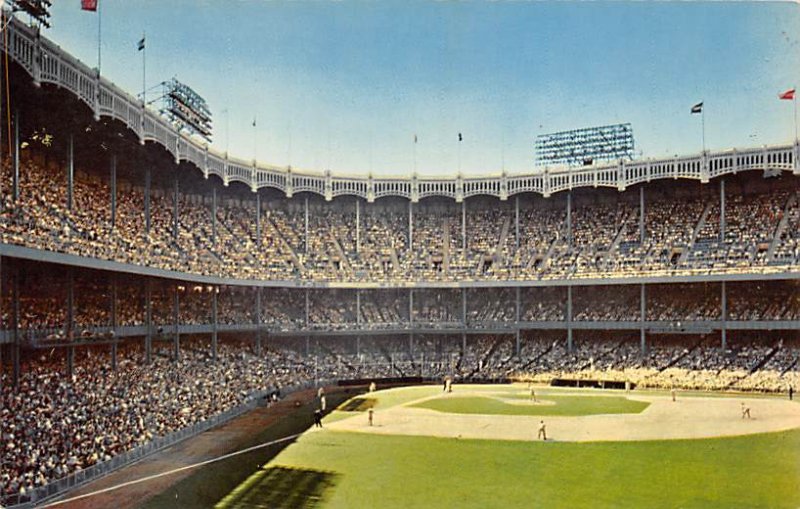 Yankee Stadium, Bronx, New York City, USA Baseball Stadium writing on back 