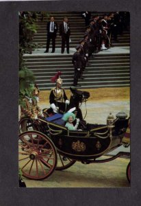 UK Princess Diana Wedding Queen Mother Prince Andrew Great Britain Postcard