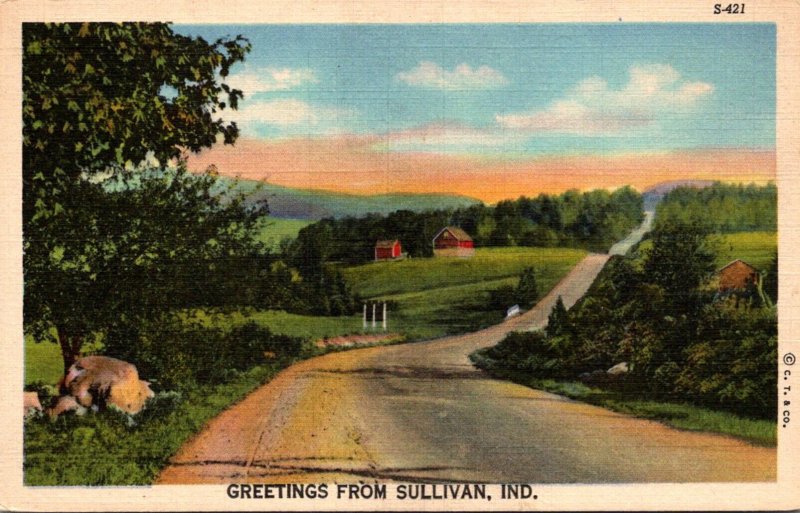 Indiana Greetings From Sullivan Curteich