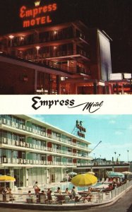 Vintage Postcard 1960's Empress Motel Rooms Oceanfront Asbury Park New Jersey NJ