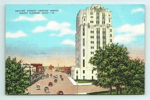 Gratiot Avenue Mount Clemens Michigan MI Postcard