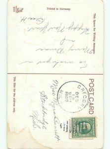 Divided-Back BIRDS SCENE Pretty Postcard AA9304