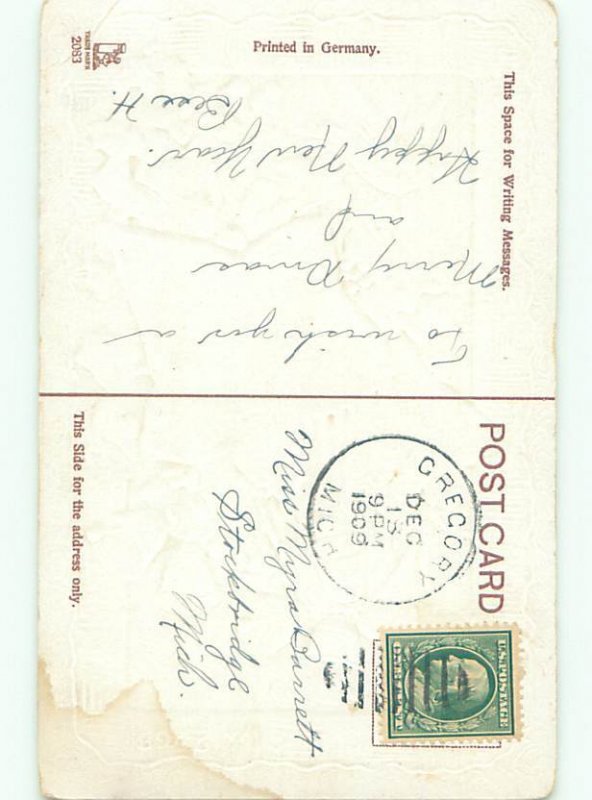 Divided-Back BIRDS SCENE Pretty Postcard AA9304