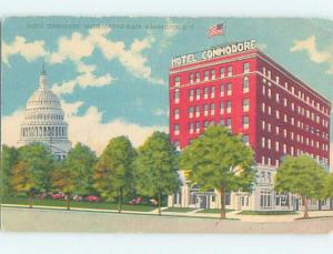 Linen COMMODORE UNION STATION PLAZA HOTEL Washington DC B4278