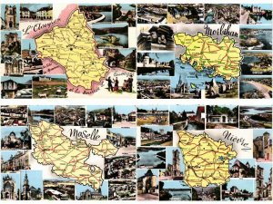 GEOGRAPHY FRANCE MAPS DEPARTEMENTS 48 Postcards (L4546)
