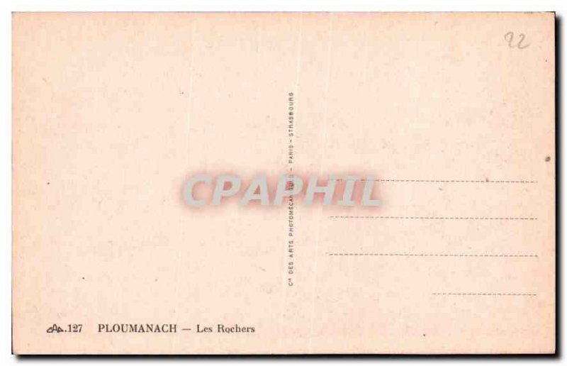 Postcard Old Ploumanach Rocks