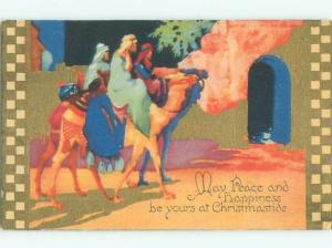 Divided-Back RELIGIOUS CHRISTMAS SCENE Nice Postcard W8439
