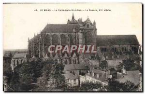 Old Postcard Le Mans Cathedrale St Julien La Rosette