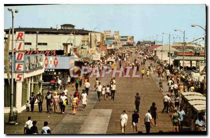 Modern Postcard Wildwood By the Sea New Jersey Panoramic View Of The Boardwalk