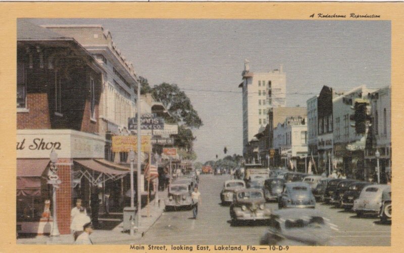 Florida Lakeland Main Street Looking East Dexter Press sk4161