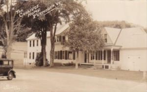 Vermont Plymouth The Coolidge Home 1935 Real Photo