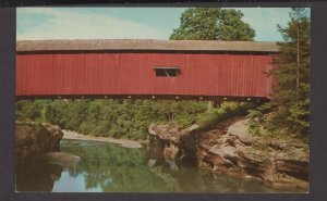 Indiana Marshall Covered Bridge and Lusk Mill Site, Turkey Run State Park Chrome