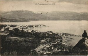 CPA Ajaccio vue generale CORSICA (1077430)