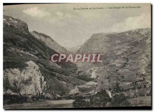 Old Postcard From The Grave In Lautaret Gorges De La Romanche