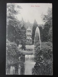 Staffordshire ALTON TOWERS & GARDENS Pergola c1908 Old Postcard