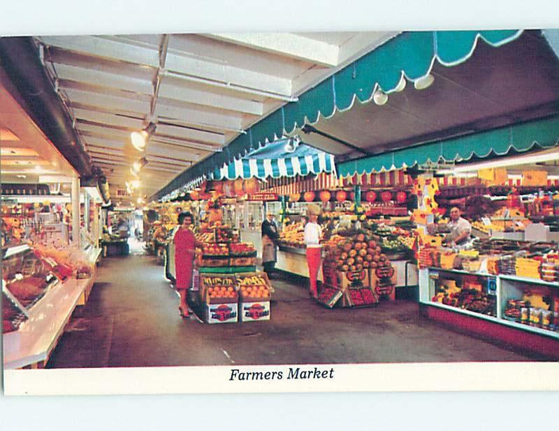 Pre-1980 FARMERS MARKET AT SHOPPING CENTER Los Angeles California CA hn0531