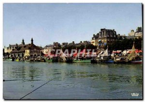 Modern Postcard Deauville Fishing Boat and Fish Boat