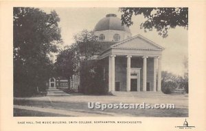 Sage Hall, The Music Building at Smith College - Northampton, Massachusetts MA