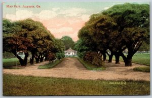 Vtg Augusta Georgia GA May Park 1910s Old Unused View Postcard