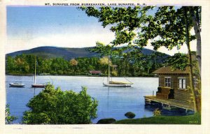 NH - Lake Sunapee & Mt Sunapee from Burkehaven