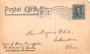 J22/ Marietta Ohio Postcard c1906 Early Washington County Court House 62
