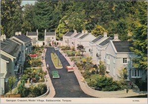 Devon Postcard - Babbacombe Model Village, Torquay, Georgian Crescent RR19645