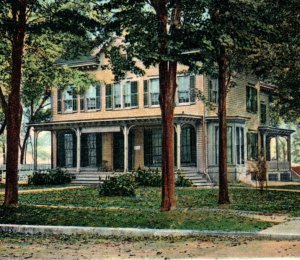 Bound Brook NJ Public Library Postcard New Jersey