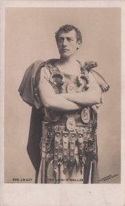 Lewis Waller As Roman Gladiator Rare Beagles Old RPC Postcard