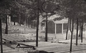 Vintage Postcard Tabernacle M.E. Camp Grounds Chautauqua Reed City Michigan M.I.