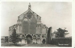 Norfolk Postcard - Binham Priory - Real Photograph - Ref 2308A