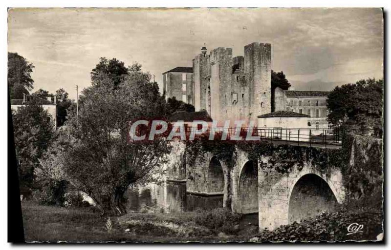 Postcard Modern Surroundings Of Nerac Barbaste Moulin Des Tours and bridge