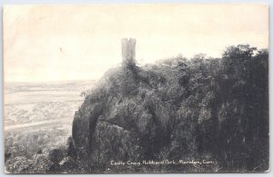 Vintage Castle Craig Postcard Hubbard Park Meriden CT 1909