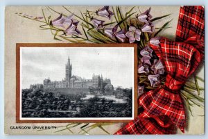 Glasgow Scotland Postcard Glasgow University c1910 Unposted Oilette Tuck Art