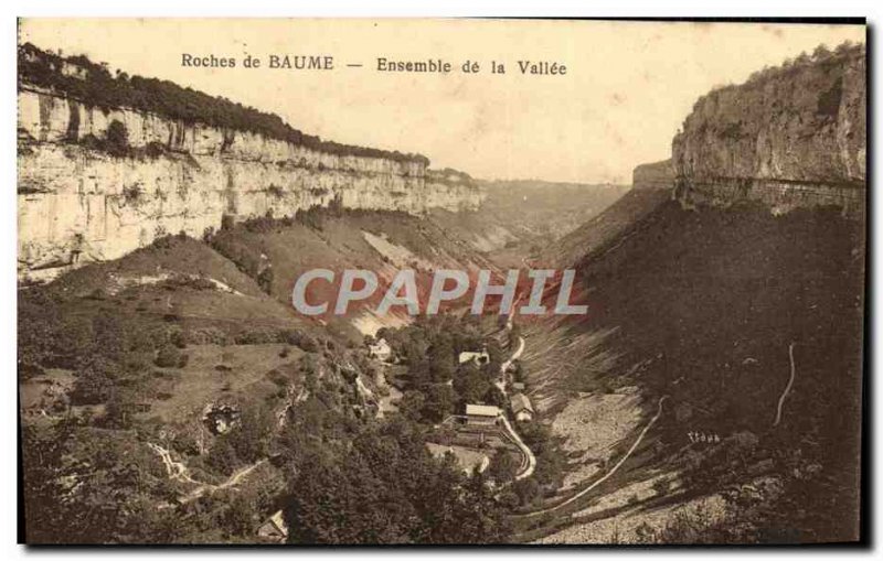 Old Postcard Rock Baume la Vallee Set