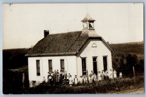 c1910s Woodbine Church Nashville Indiana IN RPPC Photo Unposted Antique Postcard