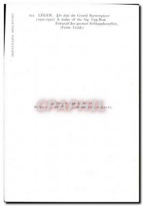 Postcard Modern Leger A state Grand Tug 1920 1921